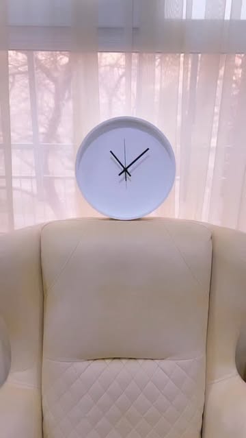 ساعت دیواری قاب لبه نازک MDF ۳۰ سانت